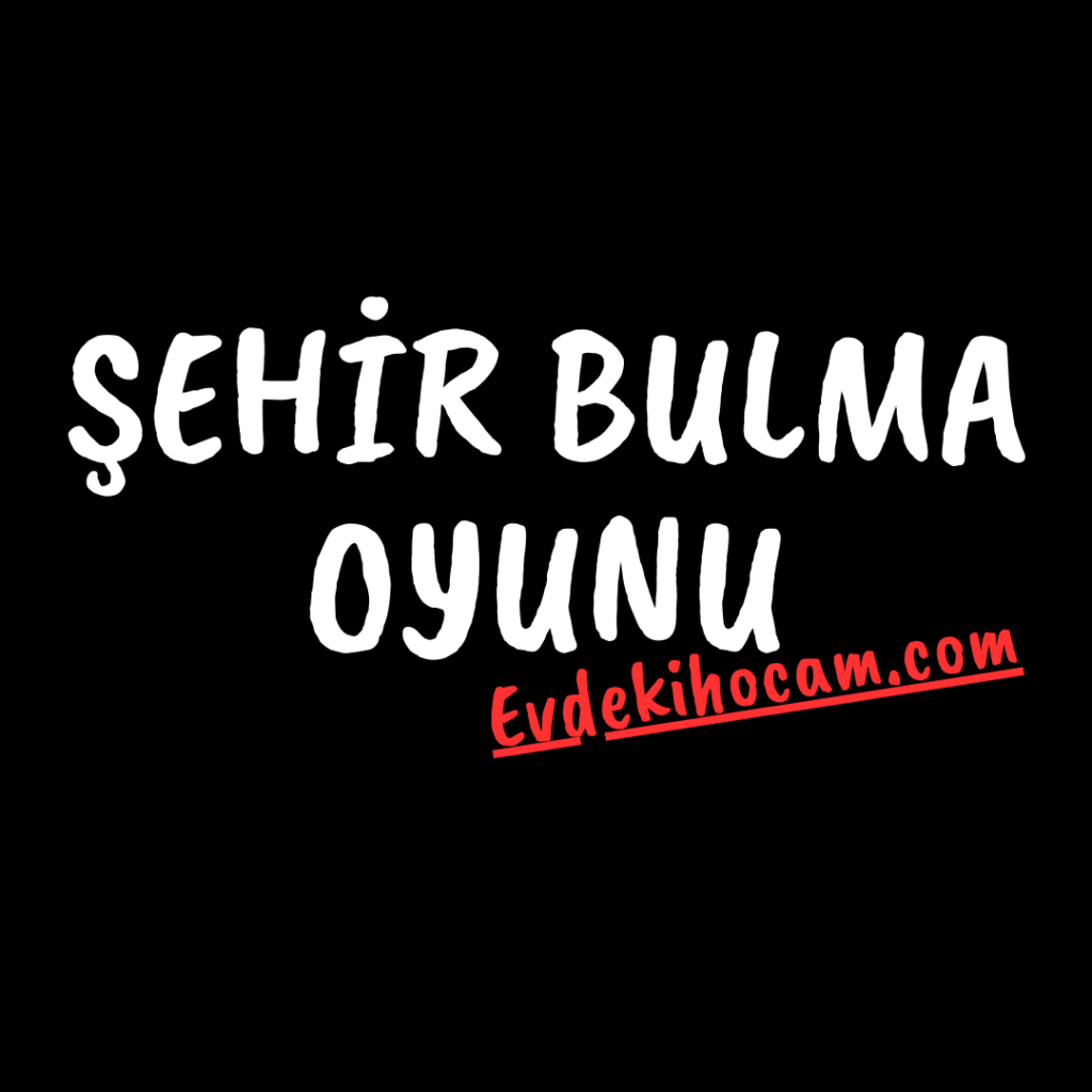 Şehir Bulma Oyunu